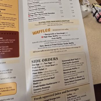 The Pancake Chef - Menu 4 of 6 - American Near Me - SeaTac, Washington