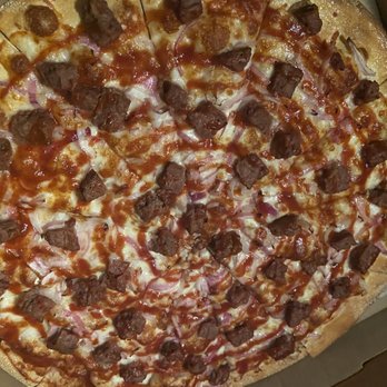 Pizza Guys - XL Impossible Beef BBQ - Been craving this ALL day! - Pizza Near Me - San Carlos, California