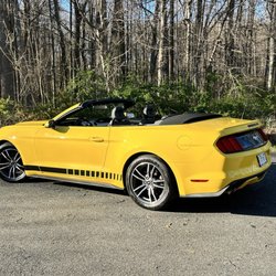 Gary's Fork Auto Service - Awesome Stripes added and dent over rear quarter panel is perfect!!