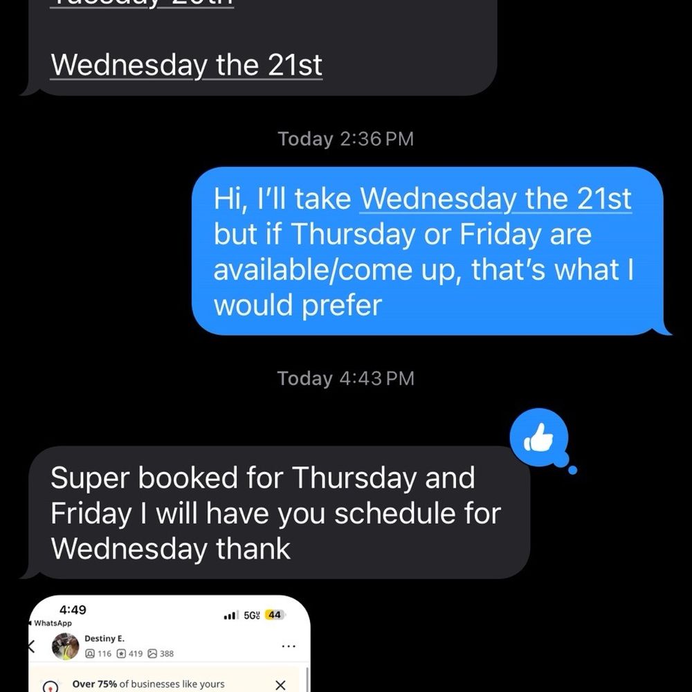 Ablv Cleaning Services - Leticia mad that I submitted another Yelp service request after she offered only three dates. - Home Cleaning Near Me Ablv Cleaning Services - Leticia mad that I submitted another Yelp service request after she offered only three dates. - Home Cleaning Near Me
