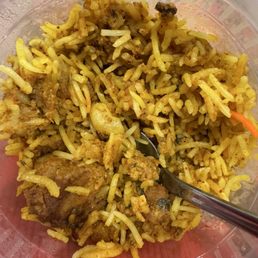 Chicken biryani takeout