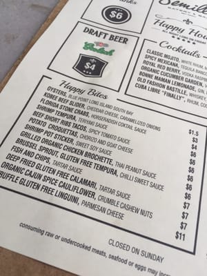 Menu photo 6 Semilla Miami Beach, FL