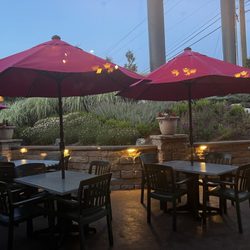 Pasquale’s Italian Restaurant - Their patio. We didn't sit here. But we could see it.