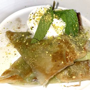 Mezzeluna - Butter fried philo dough - Greek Near Me - Cotati, California Mezzeluna - Butter fried philo dough - Greek Near Me - Cotati, California