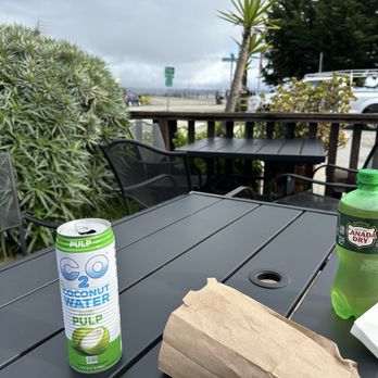 The Point Market - Tables outside - Cafes Near Me - Santa Cruz, California