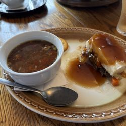 Two J’s Cafe Featuring Bear’s Pie Factory - Beef Soup & Shepherd's Pie