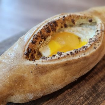Sami Sumeli Restaurant - Giant khachipuri - Modern European Near Me - Cedar Park, Texas