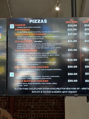 Menu photo 3 Cali's Sports Bar & Kitchen Berkeley, CA