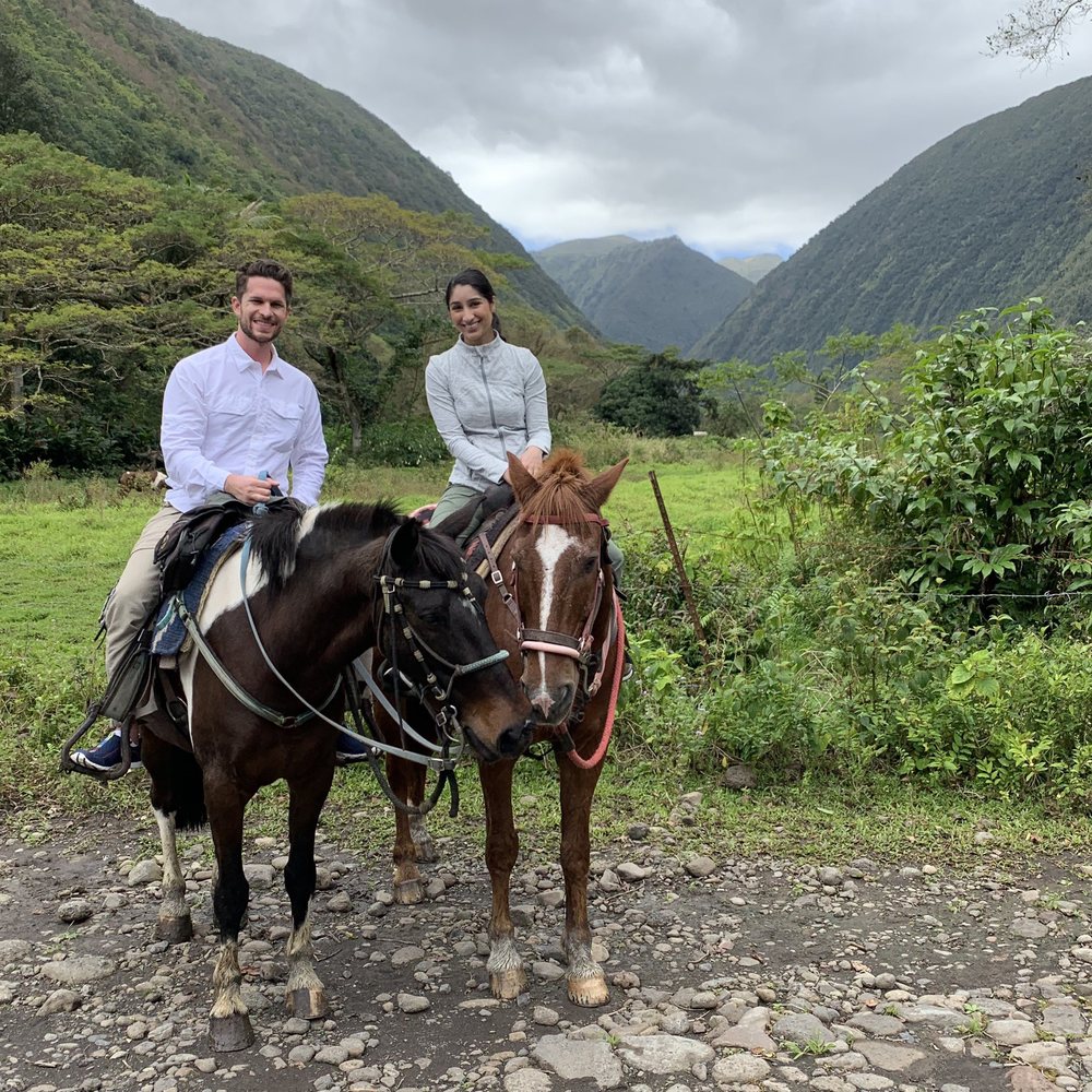 Na'alapa Stables - Literally only time I got to be with my husband on this tour was to take a picture.. - Horseback Riding Near Me - Kamuela, Hawaii Na'alapa Stables - Literally only time I got to be with my husband on this tour was to take a picture.. - Horseback Riding Near Me - Kamuela, Hawaii