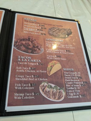 Menu photo 4 Rancho 86 Restaurant and Bar Thermal, CA