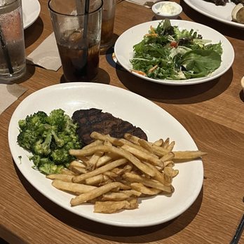 BJ's Restaurant & Brewhouse - Filet Mignon* with Fries and Broccoli - New American Near Me - Doral, Florida BJ's Restaurant & Brewhouse - Filet Mignon* with Fries and Broccoli - New American Near Me - Doral, Florida