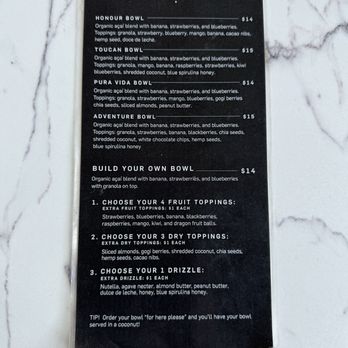Honour Coffee & Raw Juice - Menu - Coffee & Tea Near Me - Minneapolis, Minnesota