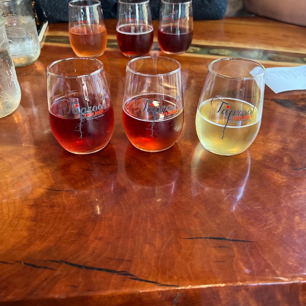 Taproot Cider House - Cider flights - Bars Near Me - Traverse City, Michigan Taproot Cider House - Cider flights - Bars Near Me - Traverse City, Michigan