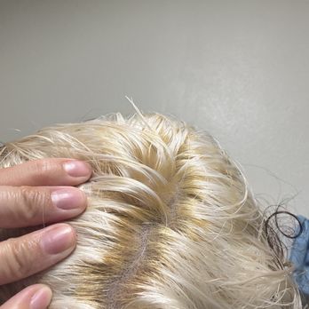 Glo Salon - Orange roots. Crown breakage. - Hair Salons Near Me - Sunland, California Glo Salon - Orange roots. Crown breakage. - Hair Salons Near Me - Sunland, California