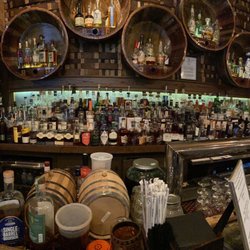Branch and Barrel - Cool bar layout with lots of spirits.