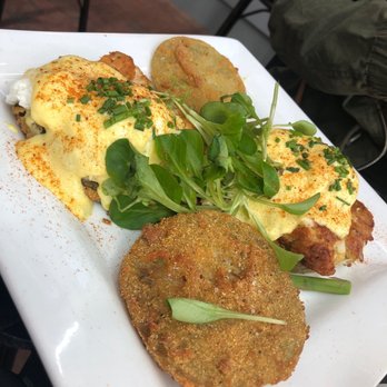Miss Shirley's Cafe, Inner Harbor - Crab Cake & Fried Green Tomato Eggs Benedict - Breakfast & Brunch Near Me - Baltimore, Maryland Miss Shirley's Cafe, Inner Harbor - Crab Cake & Fried Green Tomato Eggs Benedict - Breakfast & Brunch Near Me - Baltimore, Maryland