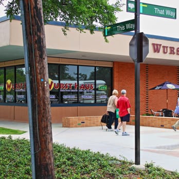 Wurst Haus - There is an entrance at This Way, and another one at That Way. - Steakhouses Near Me - Lake Jackson, Texas