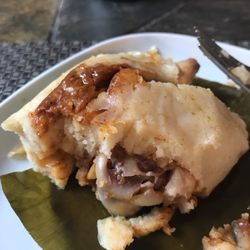 Mi Guatemala Bakery - Yes there is chicken .... chicken bone