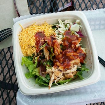 Tropical Smoothie Cafe - Hawaiian BBQ chicken over greens - Juice Bars & Smoothies Near Me - Harrisonburg, Virginia Tropical Smoothie Cafe - Hawaiian BBQ chicken over greens - Juice Bars & Smoothies Near Me - Harrisonburg, Virginia