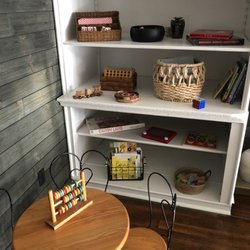 Parlor Coffee & Cream - Kids corner with books and games, perfect place to bring your littles and enjoy and afternoon!
