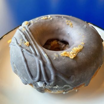 SALA Coffee & Wine Bar - Earl Grey vegan donut from Caffeinated Kitchen - Coffee & Tea Near Me - Long Beach, California SALA Coffee & Wine Bar - Earl Grey vegan donut from Caffeinated Kitchen - Coffee & Tea Near Me - Long Beach, California