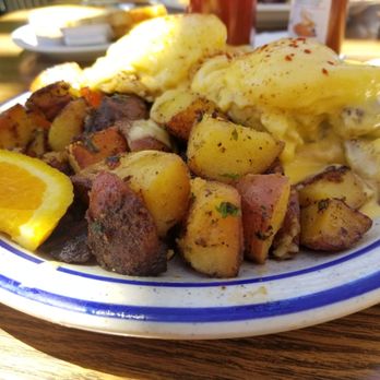 Red Apple Cafe - The benedicts haz arrived! - Breakfast & Brunch Near Me - Aptos, California