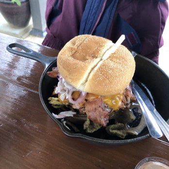 Jaspers Cafe - MOAB burger with boar 4.5/5 - Burgers Near Me - Medford, Oregon