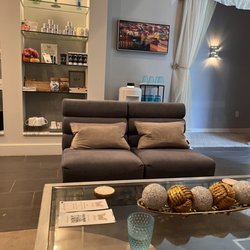 Allora Day Spa - Sand Lake - Lovely waiting area. Water, tea, wine!