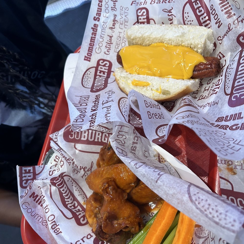 30 Burgers - Hoboken - 6 Wings Cheese Hot Dog - Burgers Near Me - Hoboken, New Jersey 30 Burgers - Hoboken - 6 Wings Cheese Hot Dog - Burgers Near Me - Hoboken, New Jersey
