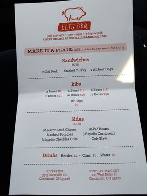 Menu photo 6 Eli's BBQ - Riverside Cincinnati, OH