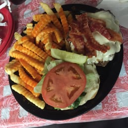 Buffalo Fries & Bacon Cheeseburger Buffalo Fries & Bacon Cheeseburger