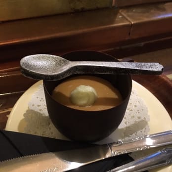 Clifton's Republic - Chocolate teacup, chocolate spoon, and butterscotch pudding--yum - Bars Near Me - Los Angeles, California Clifton's Republic - Chocolate teacup, chocolate spoon, and butterscotch pudding--yum - Bars Near Me - Los Angeles, California