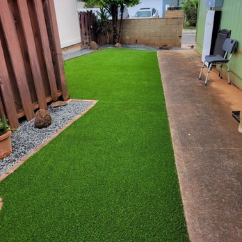Island Green - Potted plants coming soon. - Landscaping Near Me