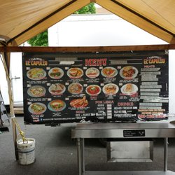 El Capullo Taco Trailer - Menu