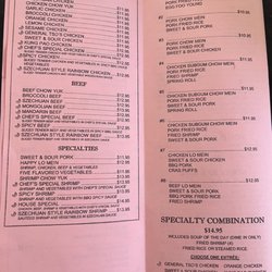 Happy Garden Restaurant & Lounge - Menu (2023)