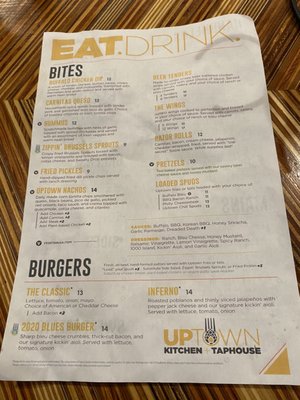 Menu photo 1 Uptown Kitchen + Taphouse Rogers, AR Menu photo 1 Uptown Kitchen + Taphouse Rogers, AR