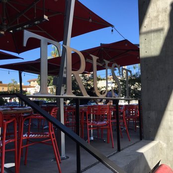 Trust - Cute outdoor patio - New American Near Me - San Diego, California