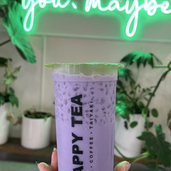 4Seasons Tea Cafe - Taro Milk Tea - Bubble Tea Near Me - Anaheim, California