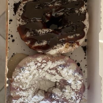 Duck Donuts - Cookies n Cream donut and a Blueberry Pancake donut - Donuts Near Me - Las Vegas, Nevada
