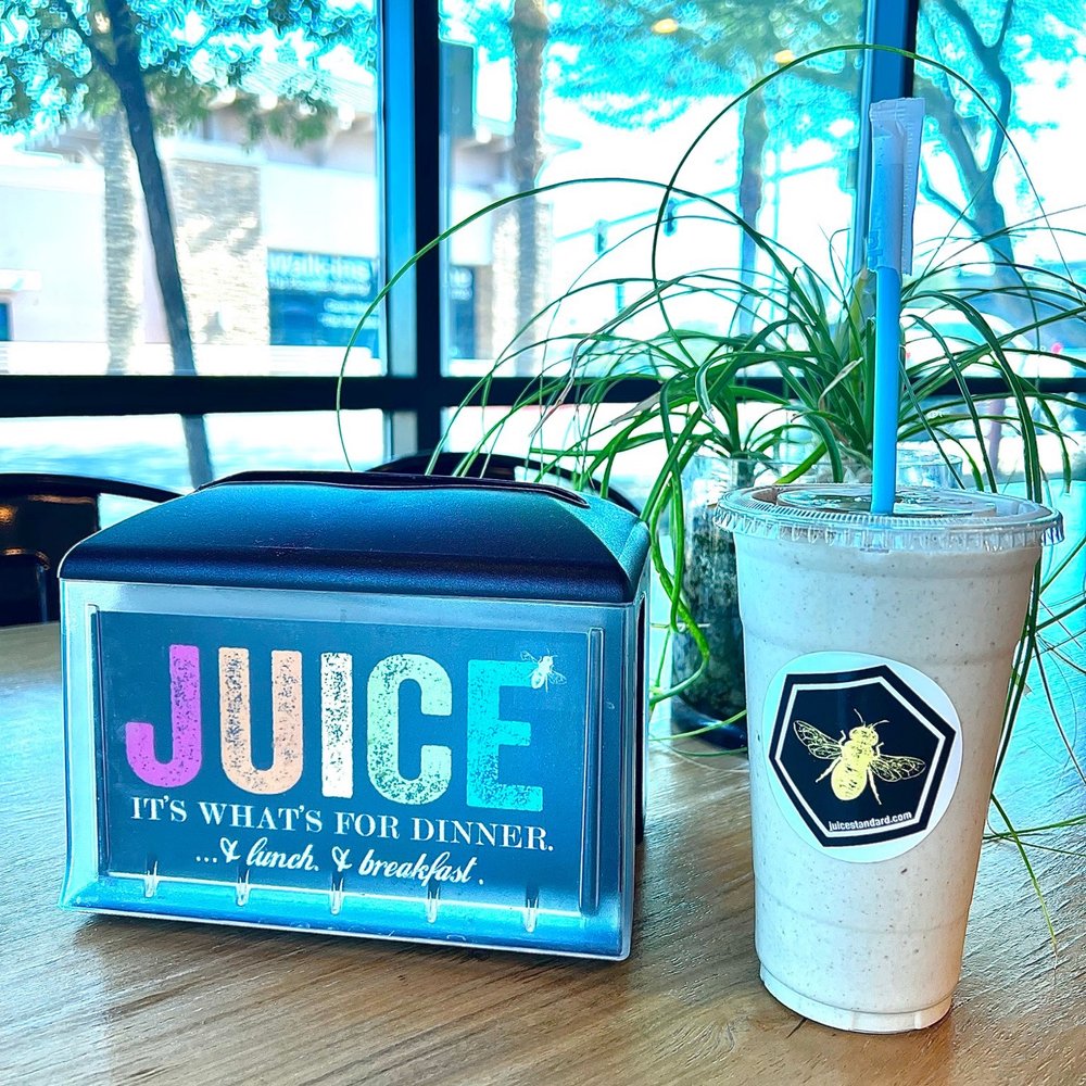 The Juice Standard - LOVE this napkin holder quote - Juice Bars & Smoothies Near Me - Henderson, Nevada