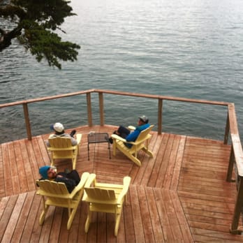 Orca Island Cabins - Sun deck - Hiking Near Me