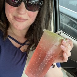 Pink lady drink special, perfect for this heat
