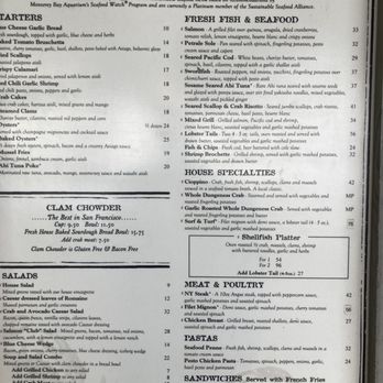Fog Harbor Fish House - Menu - Seafood Near Me - San Francisco, California