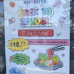 Back to school promotion Back to school promotion