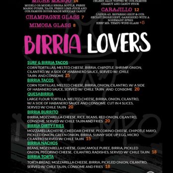 Tempo Cantina - Menu - New American Near Me - Brea, California Tempo Cantina - Menu - New American Near Me - Brea, California