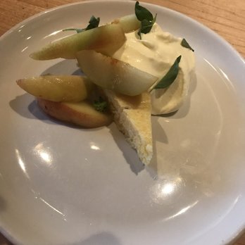 Anello - Peach ricotta polenta cake! - Pizza Near Me - Tucson, Arizona