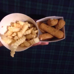 Can't go wrong with fries(+cheese) and 5 piece mozzarella sticks @midnight!