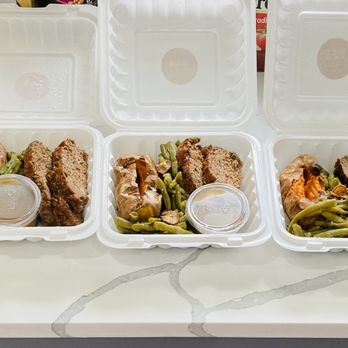 Taste-n-See - Client - Meal Prep - Meatloaf with baked yam and green beans - Caterers Near Me