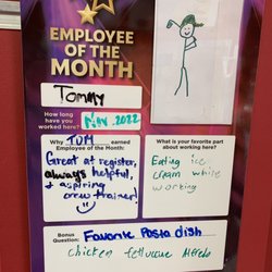 Oberweis Ice Cream and Dairy Store - Employee of the month