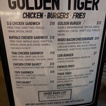 Golden Tiger - Menu - Food Trucks Near Me - Austin, Texas Golden Tiger - Menu - Food Trucks Near Me - Austin, Texas